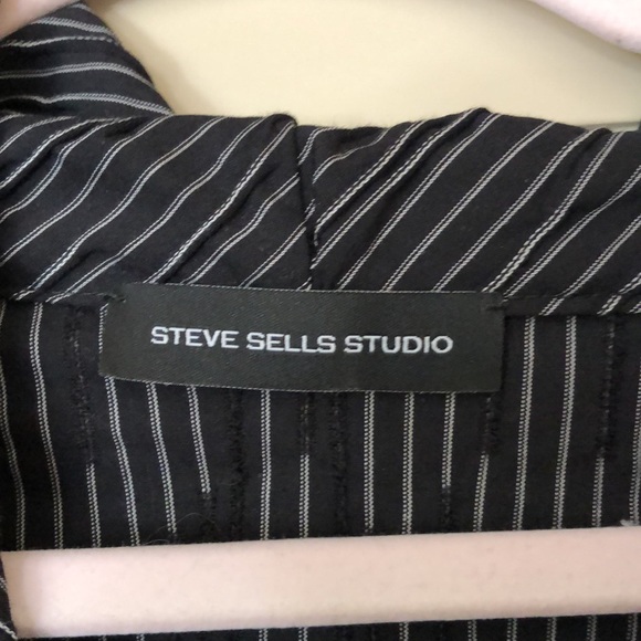 Steve Sells Studio Shibori oversized cowl neck tunic top - Picture 13 of 16